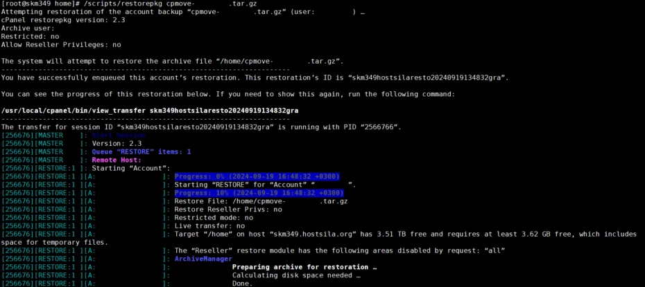 How long does it take to transfer a website to another hosting provider