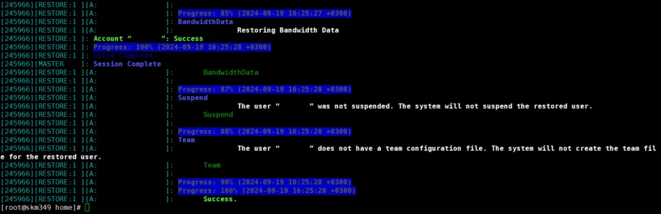 Unpacking files when migrating  a website